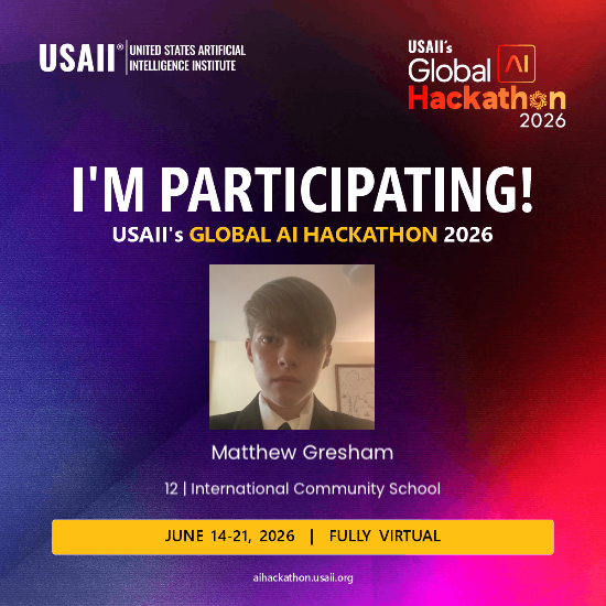 I'm Participating — USAII Global AI Hackathon 2026
